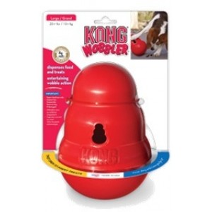 Kong игрушка интерактивная для крупных собак Wobbler