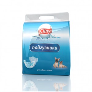 Подгузники Cliny L для собак и кошек (весом 8-16 кг), 8шт