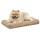 Midwest Ombre лежанка плюшевая для кошек и собак 53х31 см, мокко
