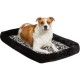 MidWest лежанка Sofia плюшевая для собак мелких пород и кошек, 91*58 см, черная
