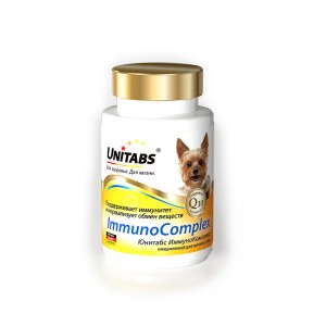 Unitabs ImmunoComplex для укрепления иммунитета для мелких собак, 100 табл