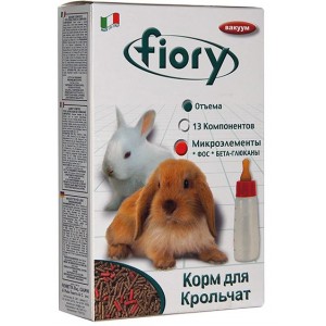 Корм для крольчат Fiory Superpremium Puppypellet гранулированный 850г